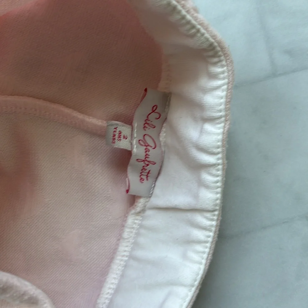 Lili Gaufrette Jacquard Knit Pink Heart Shorts